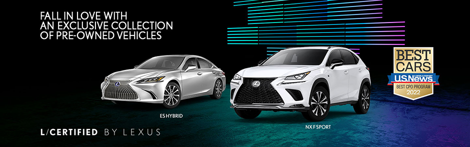 Lexus Named Best CPO Program for 5th Year in a Row